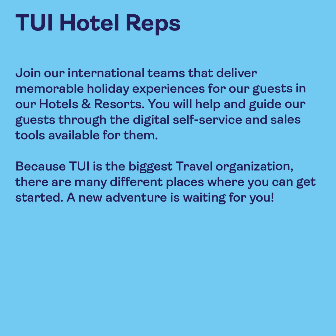 tui travel rep jobs